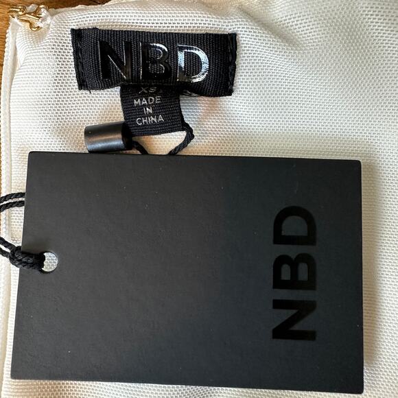 NBD White Bodycon Mini Slip Dress XS Bustier Underwire Designer Revolve $218 NEW - Picture 9 of 9